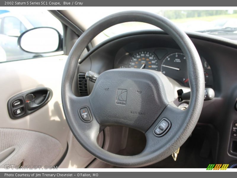 Blue / Gray 2002 Saturn S Series SC1 Coupe