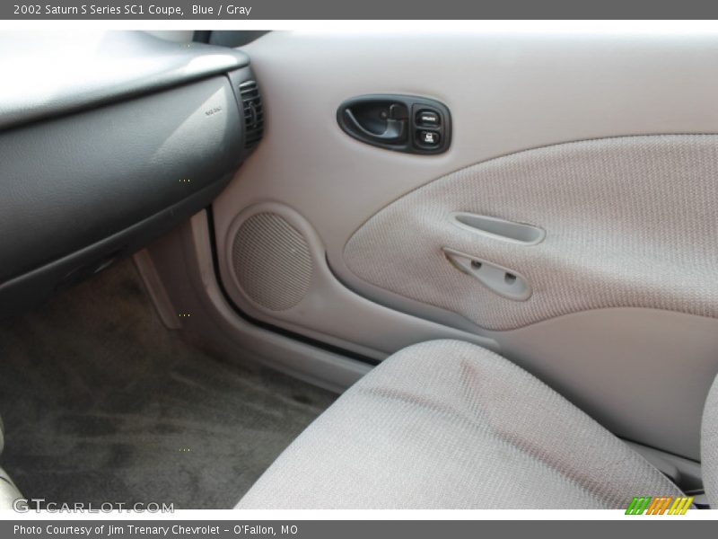 Blue / Gray 2002 Saturn S Series SC1 Coupe
