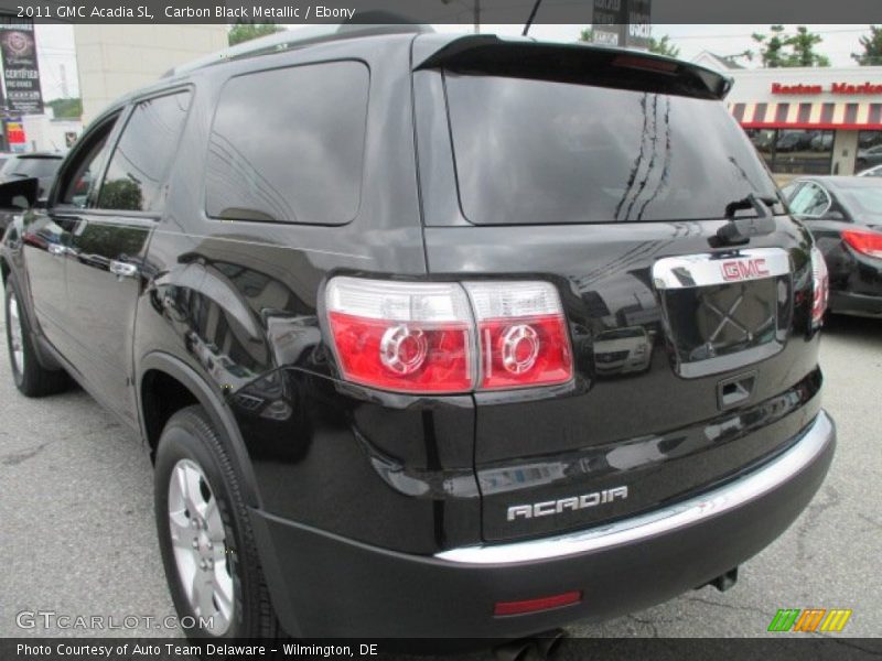 Carbon Black Metallic / Ebony 2011 GMC Acadia SL