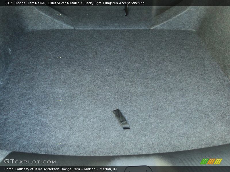 Billet Silver Metallic / Black/Light Tungsten Accent Stitching 2015 Dodge Dart Rallye