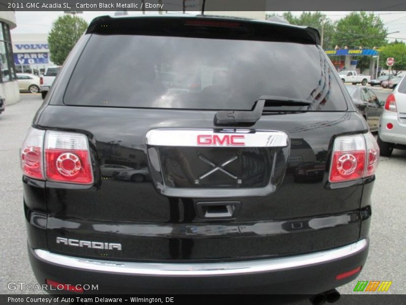 Carbon Black Metallic / Ebony 2011 GMC Acadia SL