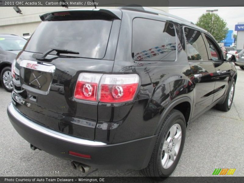 Carbon Black Metallic / Ebony 2011 GMC Acadia SL