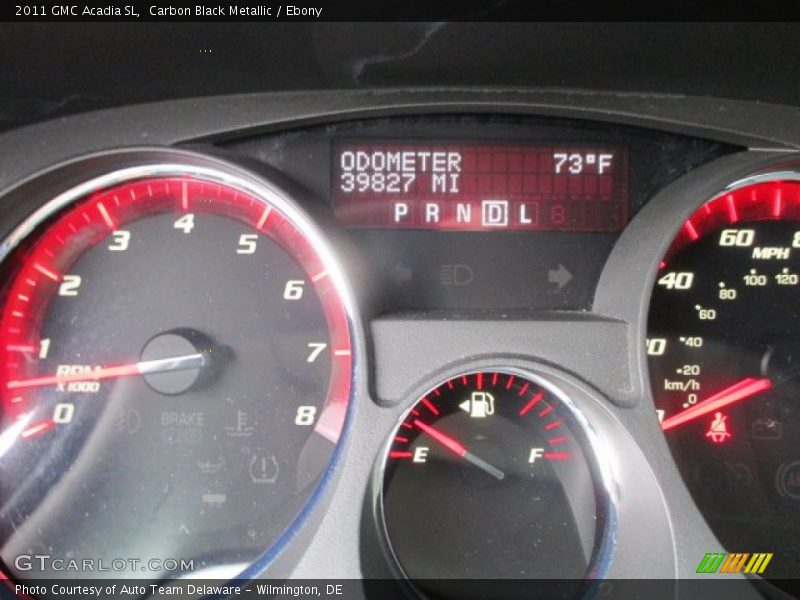 Carbon Black Metallic / Ebony 2011 GMC Acadia SL