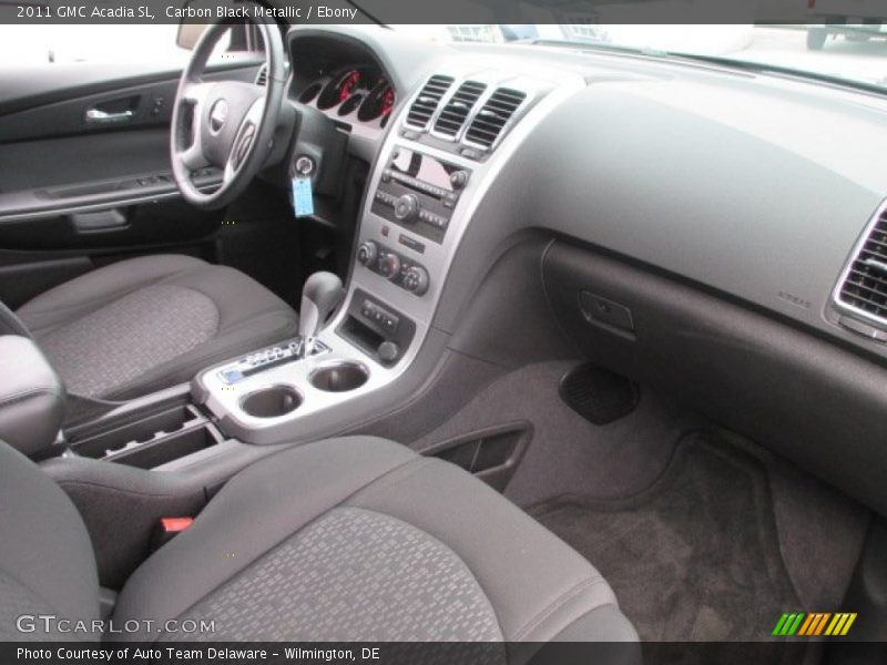 Carbon Black Metallic / Ebony 2011 GMC Acadia SL