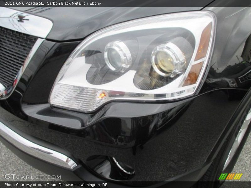 Carbon Black Metallic / Ebony 2011 GMC Acadia SL