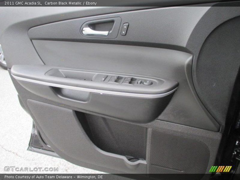 Carbon Black Metallic / Ebony 2011 GMC Acadia SL