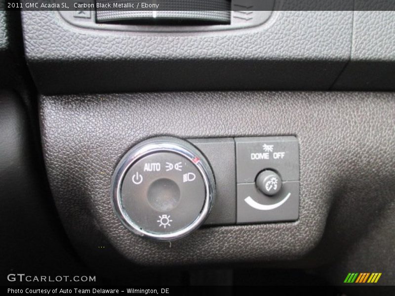 Carbon Black Metallic / Ebony 2011 GMC Acadia SL