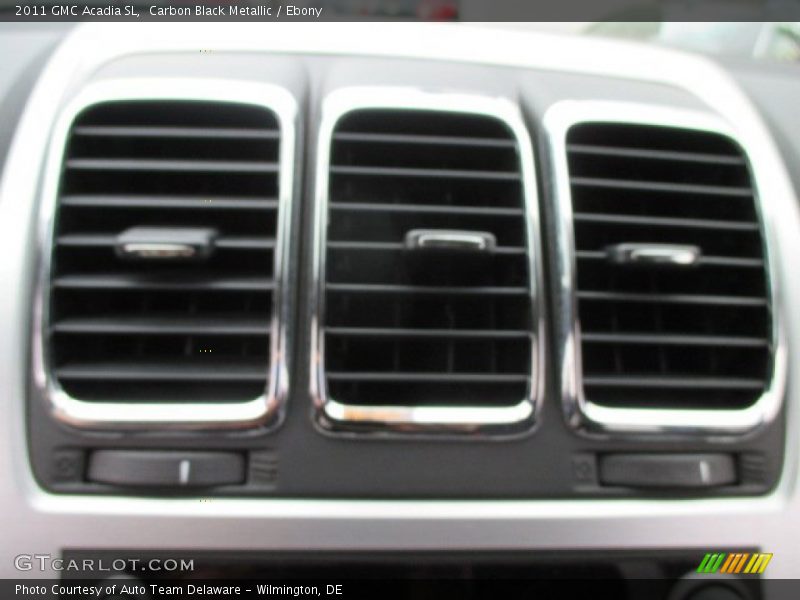 Carbon Black Metallic / Ebony 2011 GMC Acadia SL