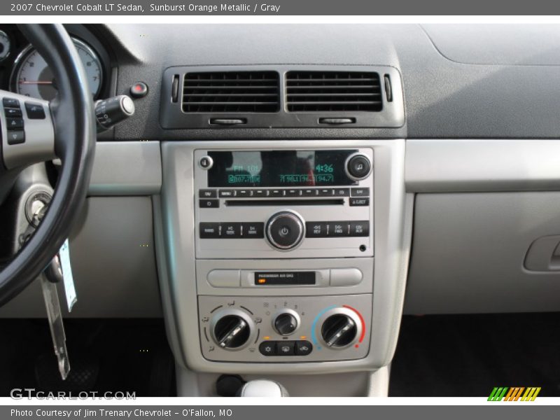 Sunburst Orange Metallic / Gray 2007 Chevrolet Cobalt LT Sedan