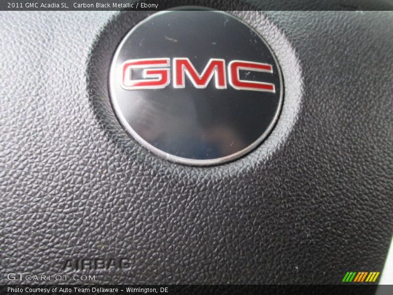 Carbon Black Metallic / Ebony 2011 GMC Acadia SL