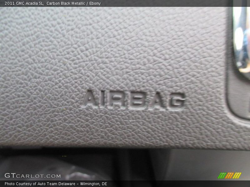 Carbon Black Metallic / Ebony 2011 GMC Acadia SL