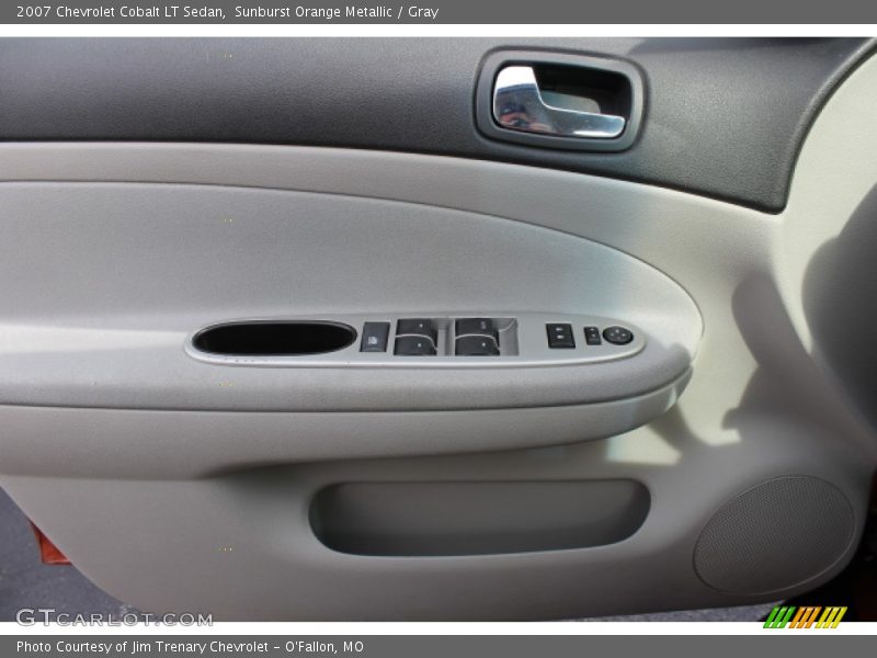 Sunburst Orange Metallic / Gray 2007 Chevrolet Cobalt LT Sedan