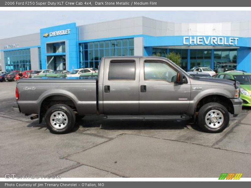 Dark Stone Metallic / Medium Flint 2006 Ford F250 Super Duty XLT Crew Cab 4x4