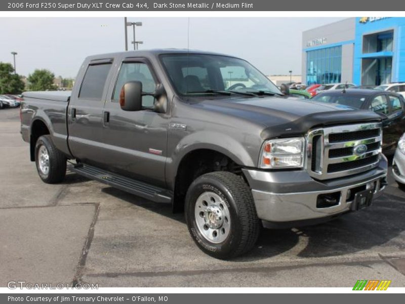 Dark Stone Metallic / Medium Flint 2006 Ford F250 Super Duty XLT Crew Cab 4x4
