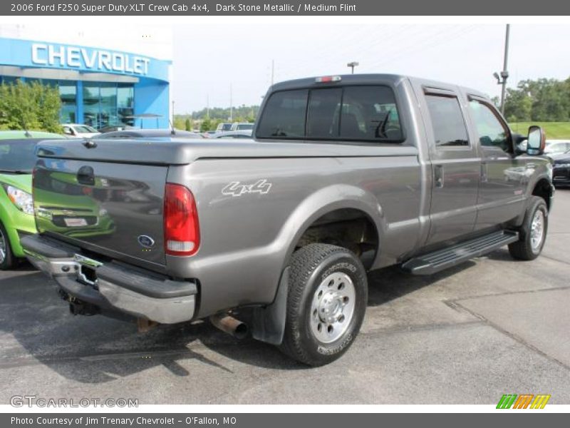 Dark Stone Metallic / Medium Flint 2006 Ford F250 Super Duty XLT Crew Cab 4x4