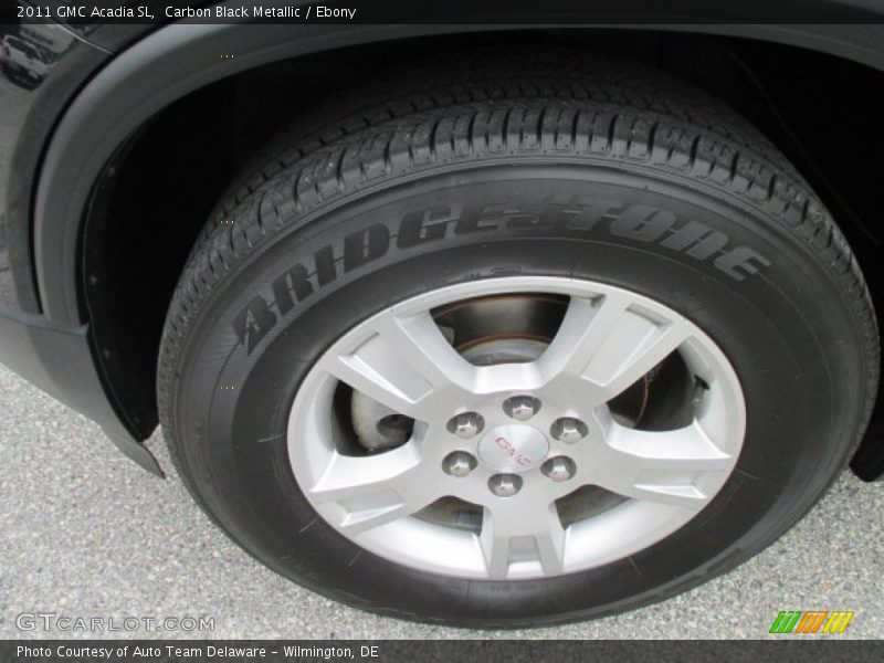 Carbon Black Metallic / Ebony 2011 GMC Acadia SL