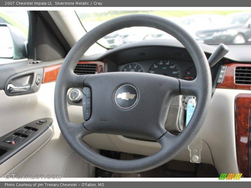Silverstone Metallic / Gray 2007 Chevrolet Impala LS