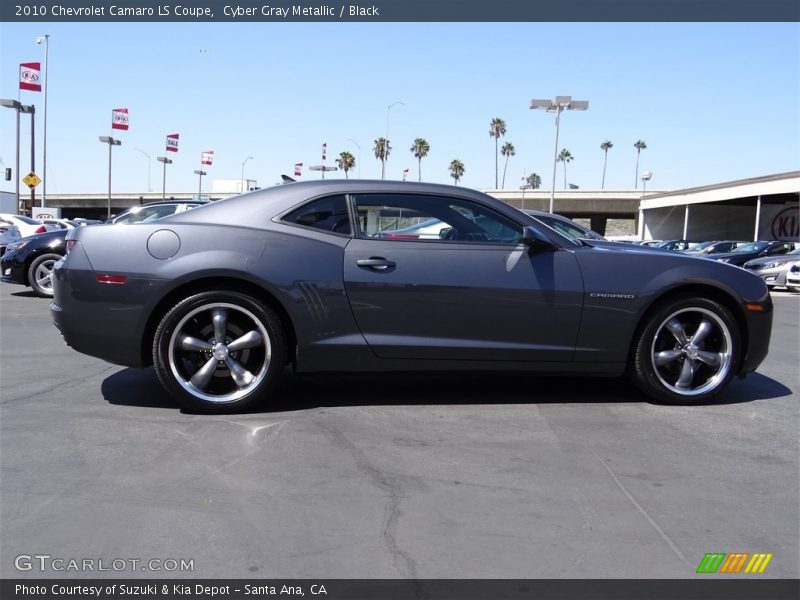 Cyber Gray Metallic / Black 2010 Chevrolet Camaro LS Coupe