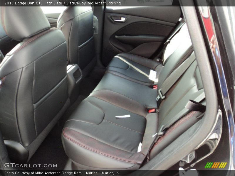 Rear Seat of 2015 Dart GT