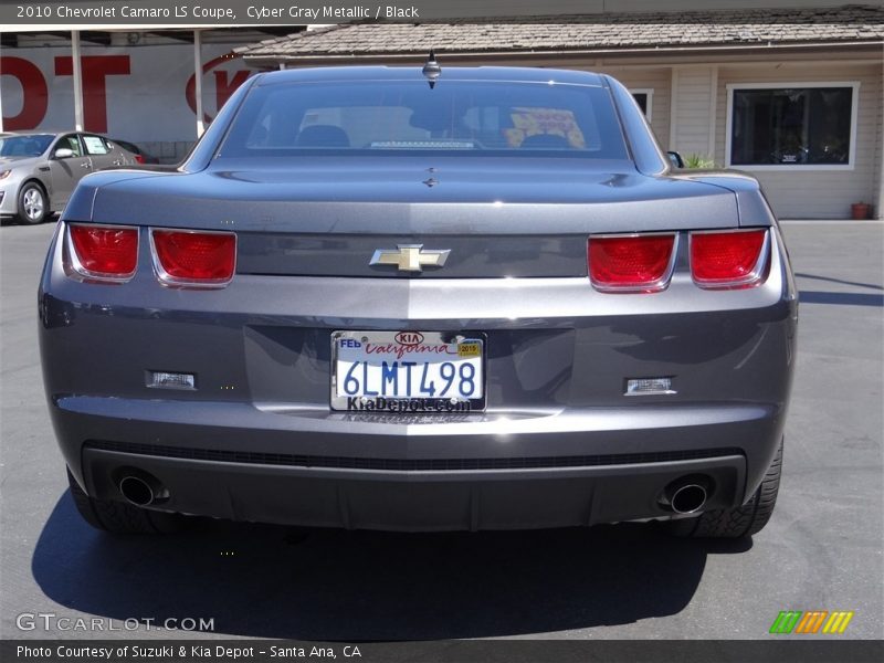 Cyber Gray Metallic / Black 2010 Chevrolet Camaro LS Coupe