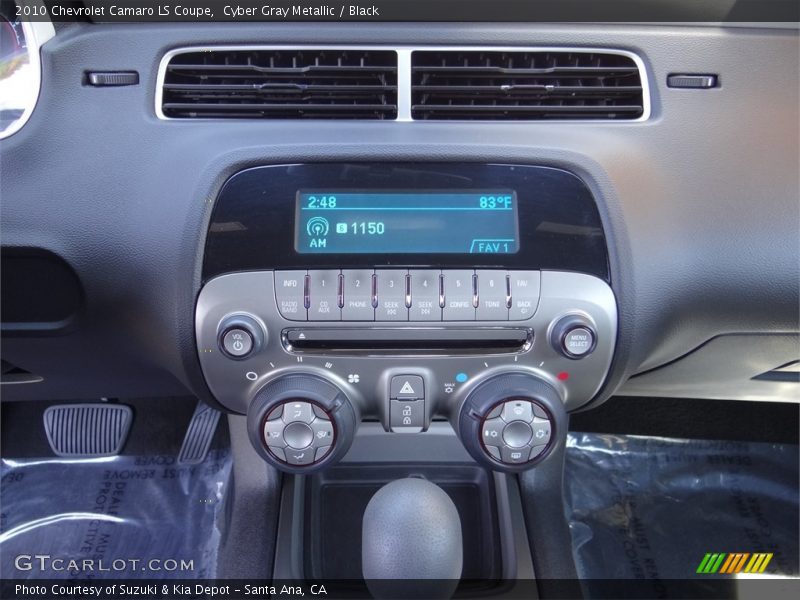 Cyber Gray Metallic / Black 2010 Chevrolet Camaro LS Coupe