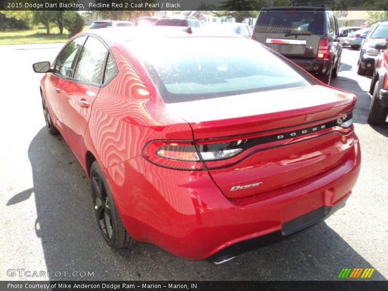 Redline Red 2 Coat Pearl / Black 2015 Dodge Dart Blacktop