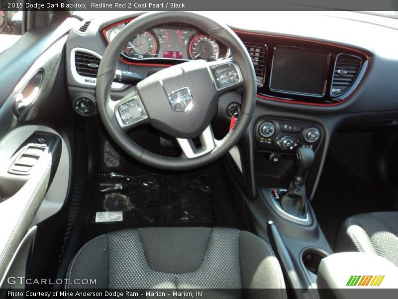 Redline Red 2 Coat Pearl / Black 2015 Dodge Dart Blacktop