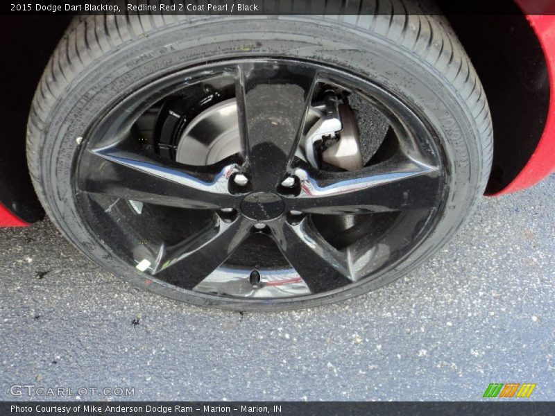 Redline Red 2 Coat Pearl / Black 2015 Dodge Dart Blacktop