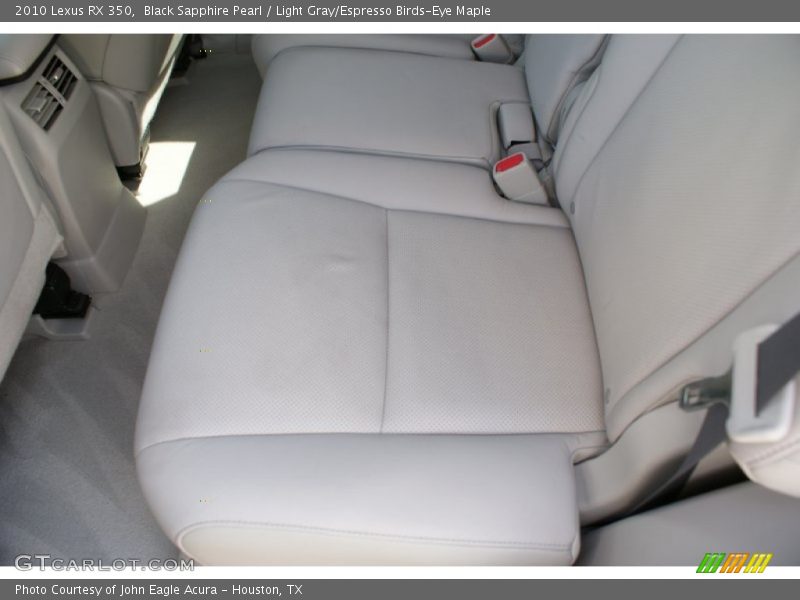 Black Sapphire Pearl / Light Gray/Espresso Birds-Eye Maple 2010 Lexus RX 350