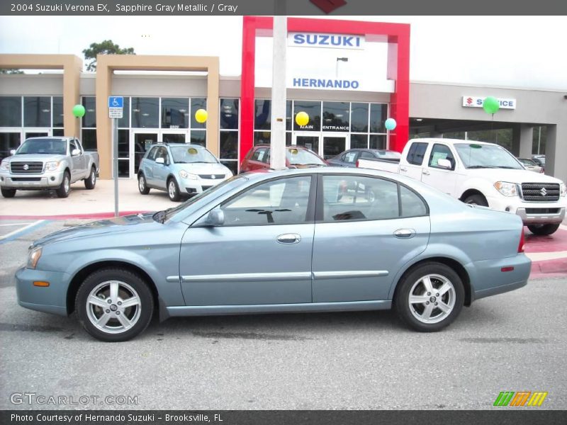 Sapphire Gray Metallic / Gray 2004 Suzuki Verona EX
