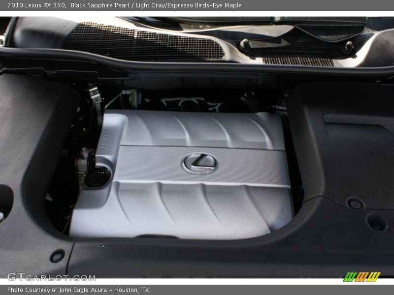 Black Sapphire Pearl / Light Gray/Espresso Birds-Eye Maple 2010 Lexus RX 350