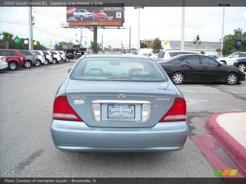 Sapphire Gray Metallic / Gray 2004 Suzuki Verona EX
