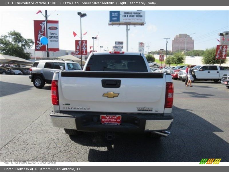 Sheer Silver Metallic / Light Cashmere/Ebony 2011 Chevrolet Silverado 1500 LT Crew Cab