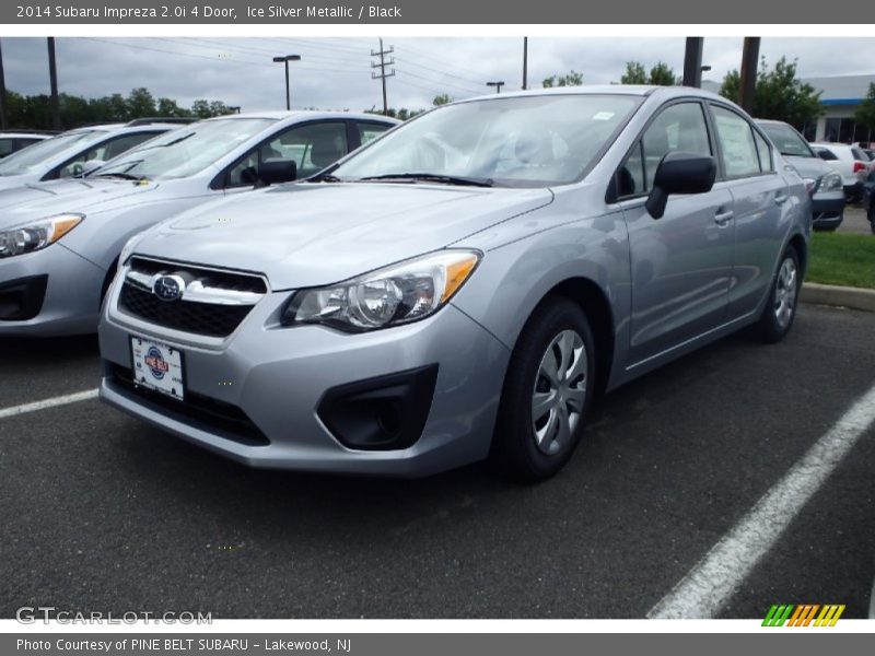 Ice Silver Metallic / Black 2014 Subaru Impreza 2.0i 4 Door