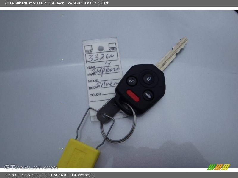 Ice Silver Metallic / Black 2014 Subaru Impreza 2.0i 4 Door