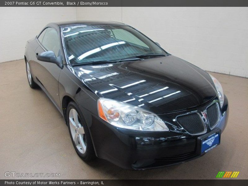 Black / Ebony/Morocco 2007 Pontiac G6 GT Convertible