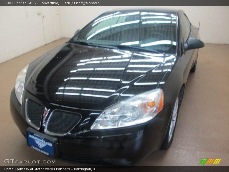 Black / Ebony/Morocco 2007 Pontiac G6 GT Convertible