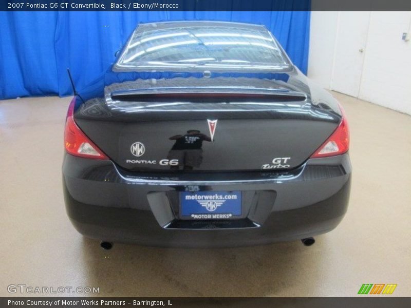 Black / Ebony/Morocco 2007 Pontiac G6 GT Convertible