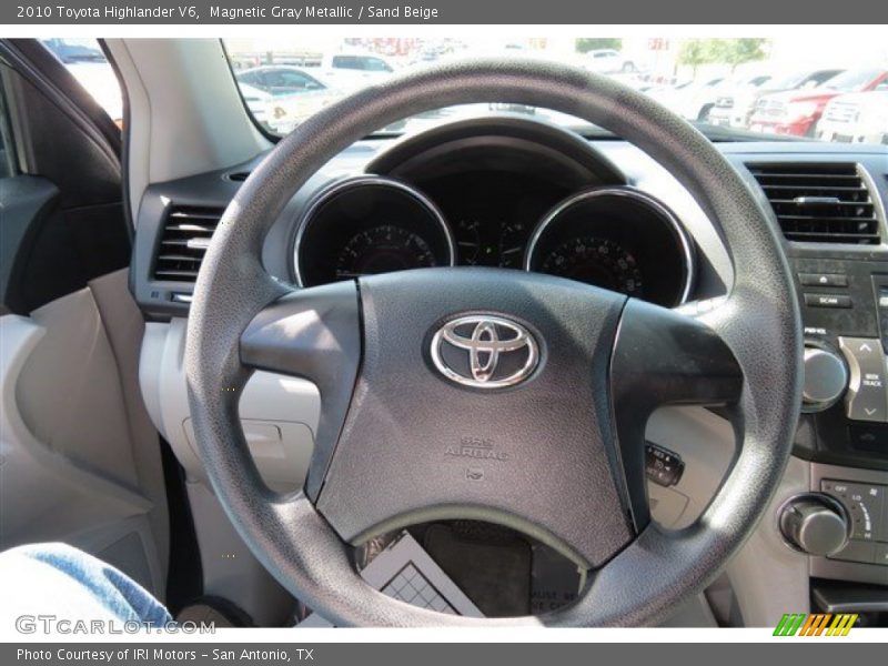 Magnetic Gray Metallic / Sand Beige 2010 Toyota Highlander V6