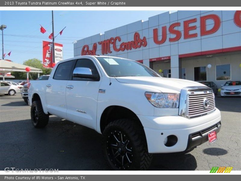 Super White / Graphite 2013 Toyota Tundra Platinum CrewMax 4x4