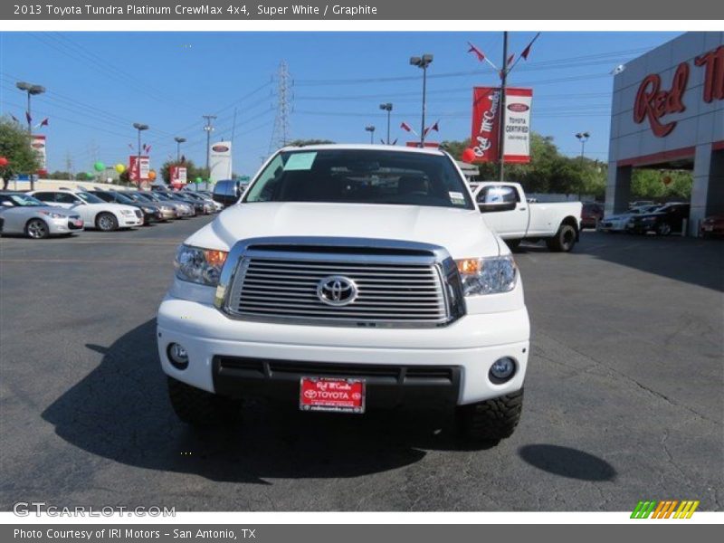 Super White / Graphite 2013 Toyota Tundra Platinum CrewMax 4x4