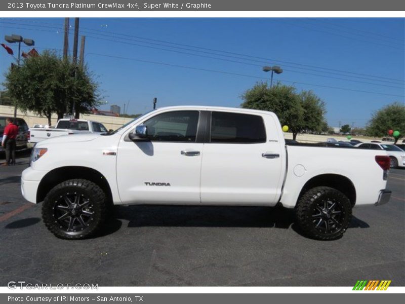 Super White / Graphite 2013 Toyota Tundra Platinum CrewMax 4x4