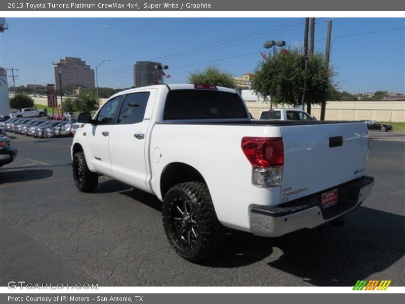 Super White / Graphite 2013 Toyota Tundra Platinum CrewMax 4x4