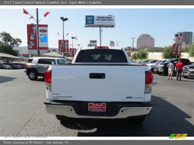 Super White / Graphite 2013 Toyota Tundra Platinum CrewMax 4x4