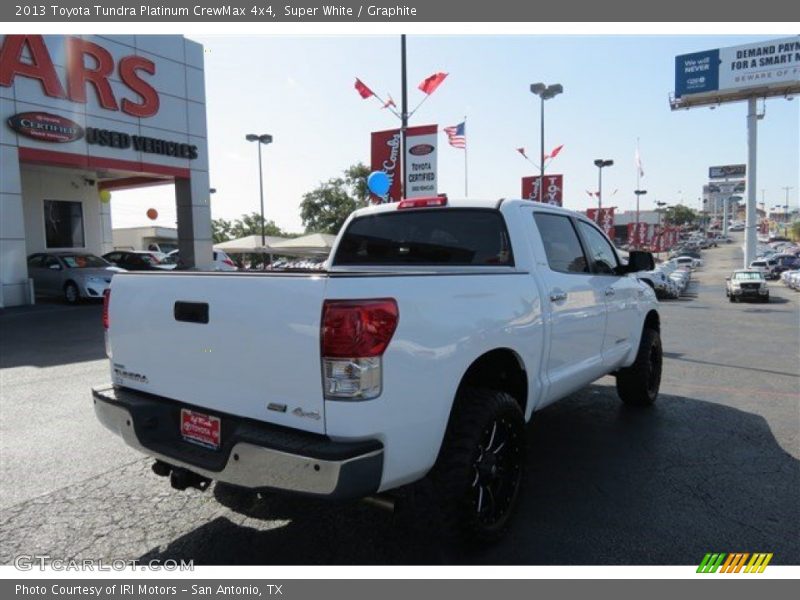 Super White / Graphite 2013 Toyota Tundra Platinum CrewMax 4x4