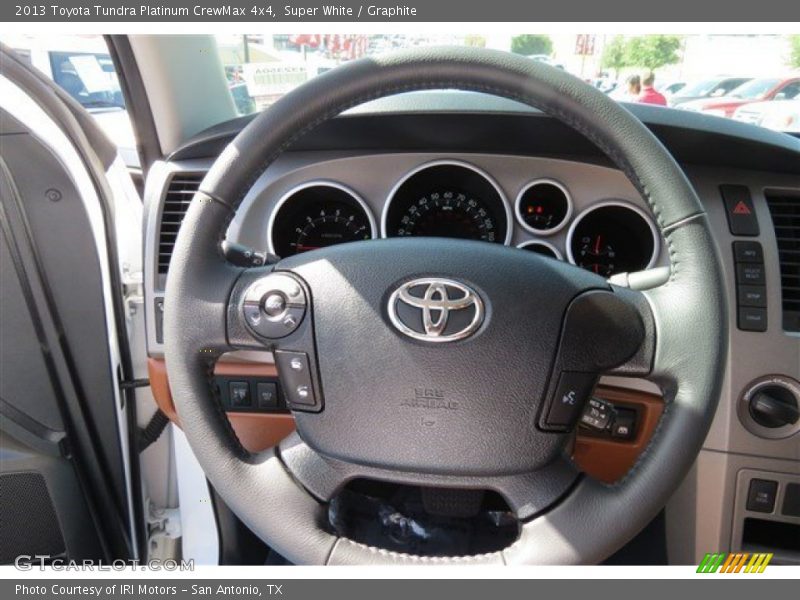 Super White / Graphite 2013 Toyota Tundra Platinum CrewMax 4x4