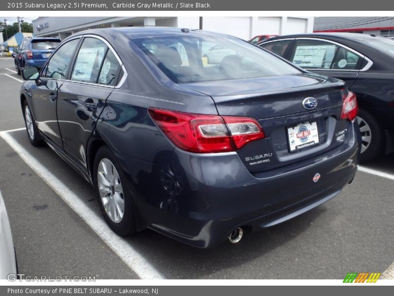 Carbide Gray Metallic / Slate Black 2015 Subaru Legacy 2.5i Premium