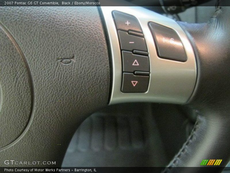 Black / Ebony/Morocco 2007 Pontiac G6 GT Convertible