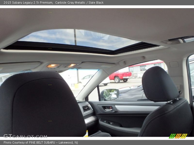 Carbide Gray Metallic / Slate Black 2015 Subaru Legacy 2.5i Premium