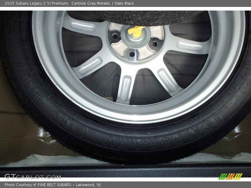 Carbide Gray Metallic / Slate Black 2015 Subaru Legacy 2.5i Premium